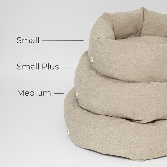 Staey - Luna 3.0 Hundeseng, Oat Bouclé