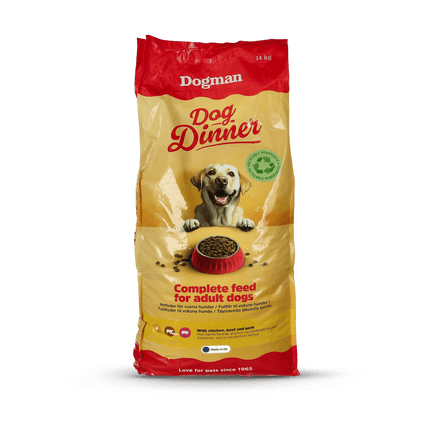 Dogman Dinner Tørfoder, 14 kg