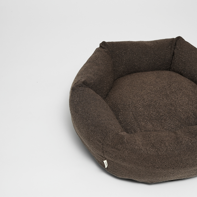 Staey - Luna 3.0 Hundeseng, Chestnut Bouclé