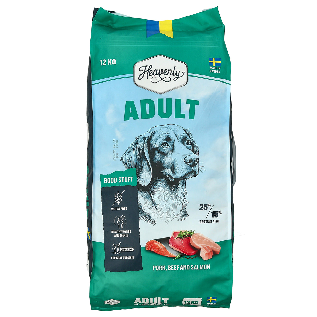 Heavenly - Hundefoder m. Gris, Okse & Laks
