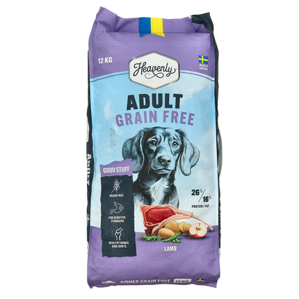 Heavenly - Kornfrit Hundefoder m. Lam