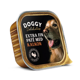 Doggy - Paté Vådfoder m. Kalkun, 150g