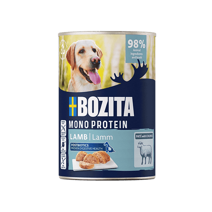 Bozita Paté med lam, vådfoder til hund 400g