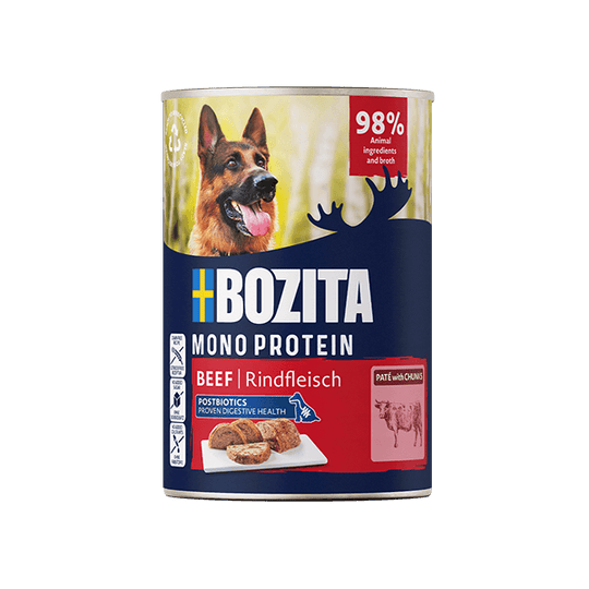 Bozita Paté med oksekød, vådfoder til hund 400g