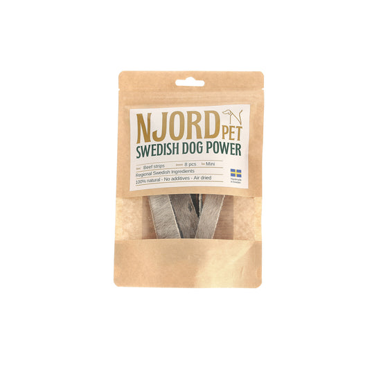 Njord Pet - Oksekødsstrimler, 8 stk.