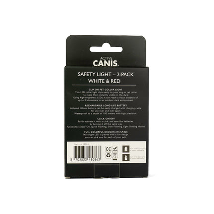 Active Canis - Safety Lygter, 2-pak