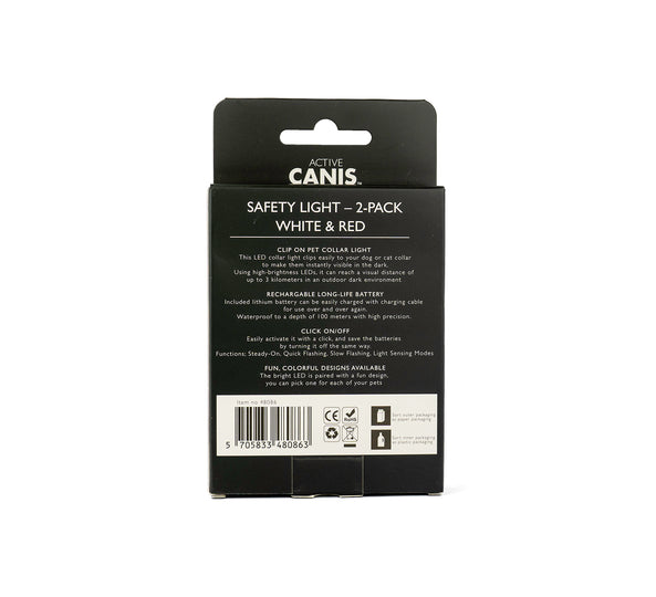 Active Canis - Safety Lygter, 2-pak