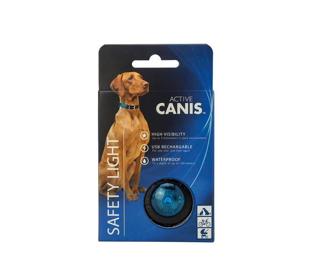 Active Canis Safety Light – LED Sikkerhedslys, blå