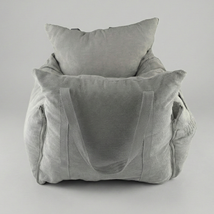 3-i-1 Bilsæde til hunde i fløjl