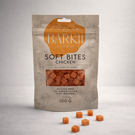 Barkii - Bløde godbidder m. kylling