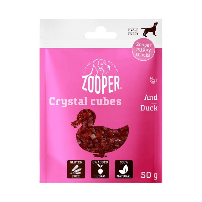 Zooper - Mini Godbidder m. And, 50g.