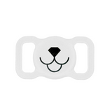 AirTag holder til hundehalsbånd, hvid