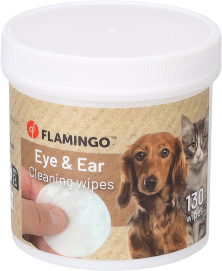 Flamingo - Øjne & Øre Vatrondeller, 130stk