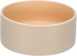 Keramisk Hundeskål, Beige & Orange