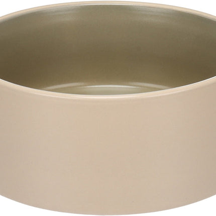 Keramisk Hundeskål, Beige & Grøn