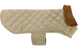 Flamingo - Quilted Hundejakke, Beige