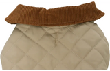 Flamingo - Quilted Hundejakke, Beige
