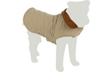 Flamingo - Quilted Hundejakke, Beige