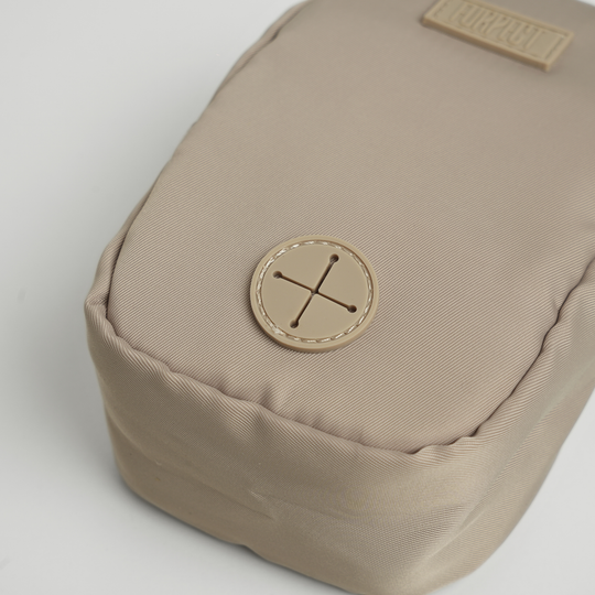 Furpect - Godbidstaske m. Hundeposeholder, Sand