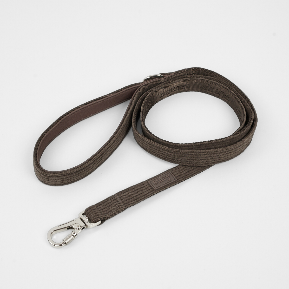 Staey - Elma Fløjl Hundesnor, Dark Oak