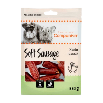 Companion - Pølser med Kanin, Valuepack (550g)