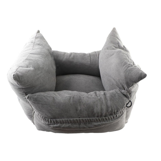 3-i-1 Bilsæde til hunde i fløjl