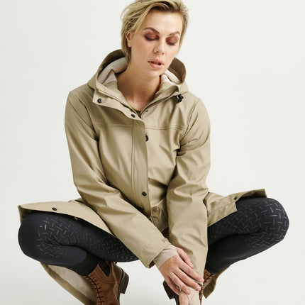 Jacson Barbro - Regnjakke til ejer, Beige