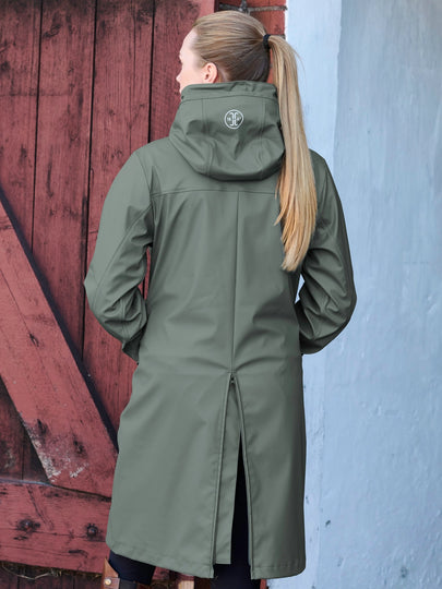 Jacson Barbro - Regnjakke til ejer, Grå