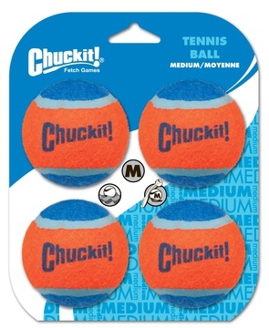 Chuck It - Tennisbold M 6 cm 4 Pack 4stk