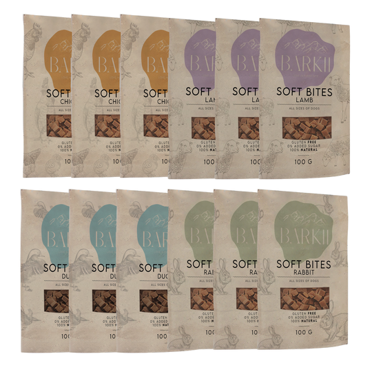 Barkii - Bløde godbidder 12 poser