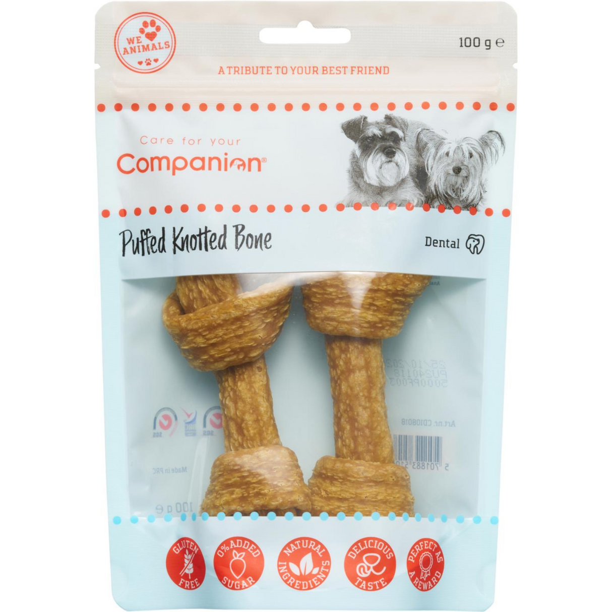 Companion - Puffet ben m. kylling, 100g (bf. 25/10-2026)