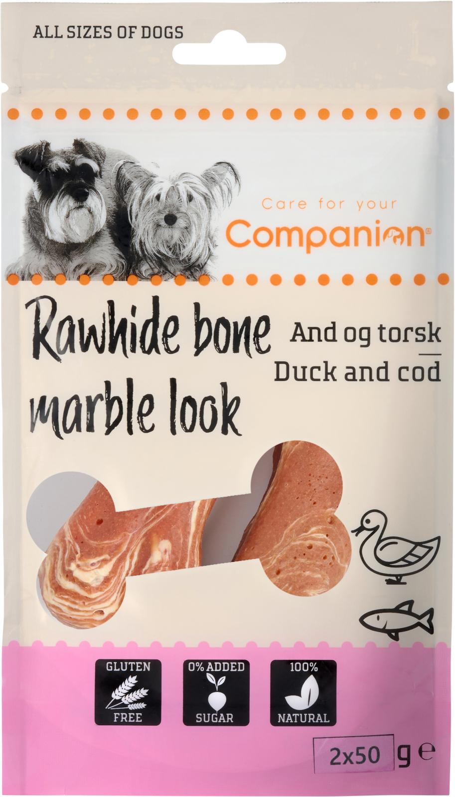 Companion Wrapped Rawhide Bone - And & Torsk, 2x50g