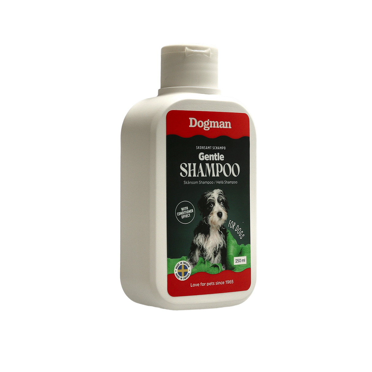 Dogman - Skånsom hundeshampoo, 250ml