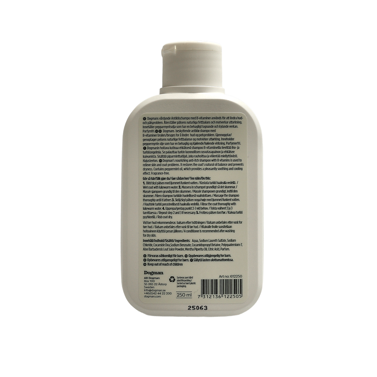Dogman - Antikløshampoo 250ml