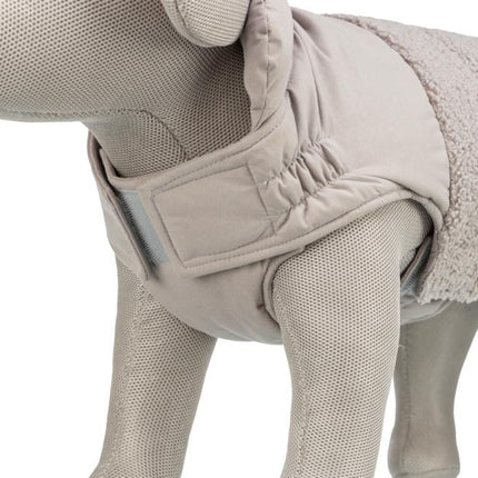 Trixie - Teddy Vinter Hundejakke, Lysegrå