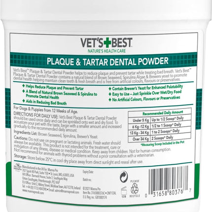 Vets Best - Tandplejepulver, 90g