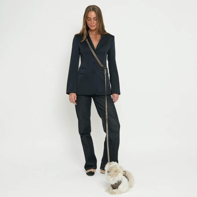 Staey - Håndfri Hundesnor, Taupe