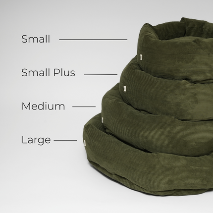 Staey - Luna 3.0 Hundeseng, Moss Green Fløjl