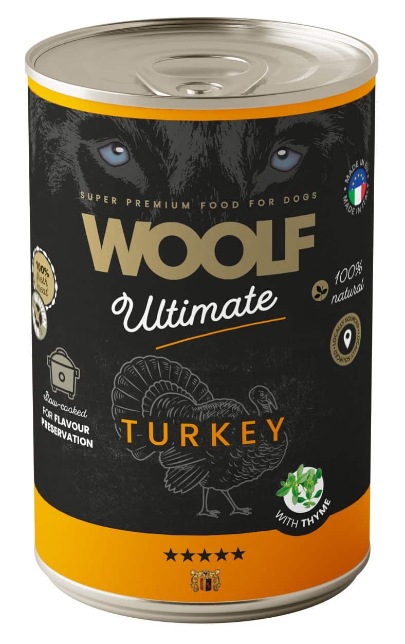 Woolf - Ultimate Vådfoder m. Kalkun & Timian, 400g