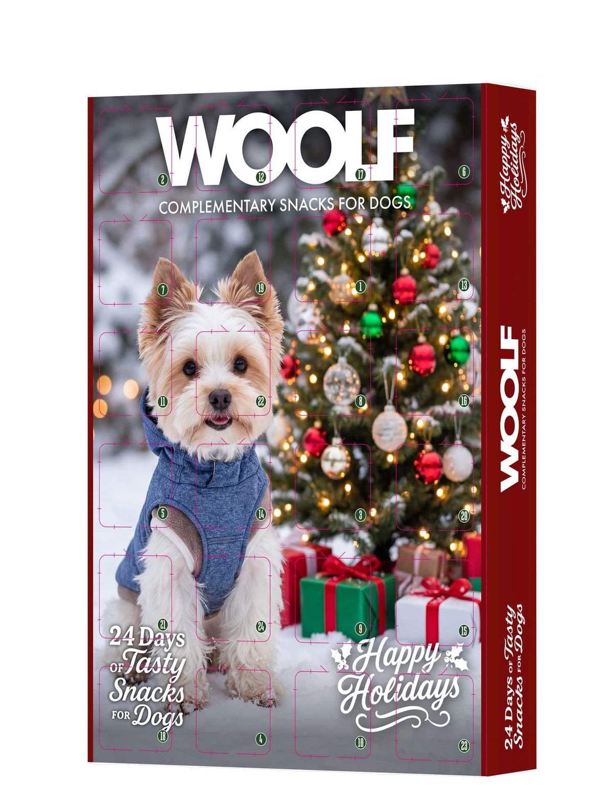 Woolf Julekalender til hunde – 24 lækre godbidder