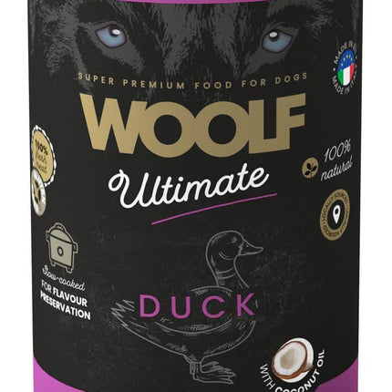 Woolf - Ultimate Vådfoder m. And & Kokosolie, 400g
