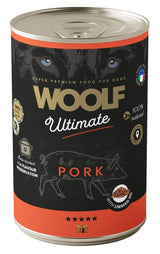 Woolf - Ultimate Vådfoder m. Gris & Linolie, 400g