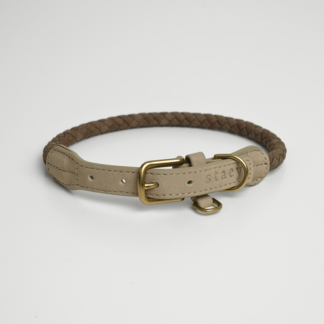 Staey - Kaia Flettet Halsbånd, Taupe