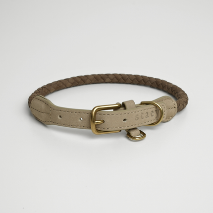 Staey - Kaia Flettet Halsbånd, Taupe