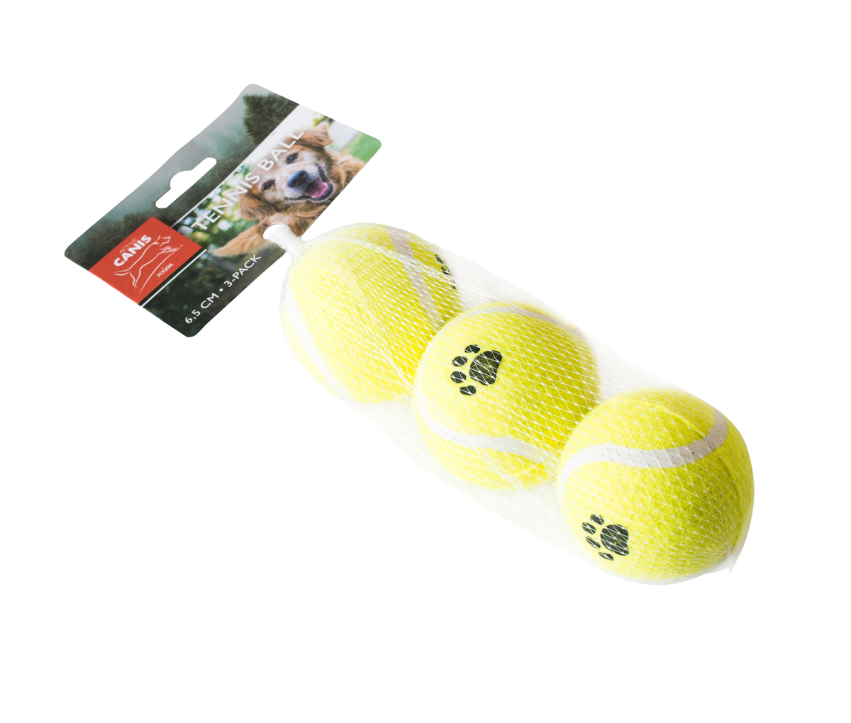 Tennisbolde til Hund 6,5 cm — 3-pak