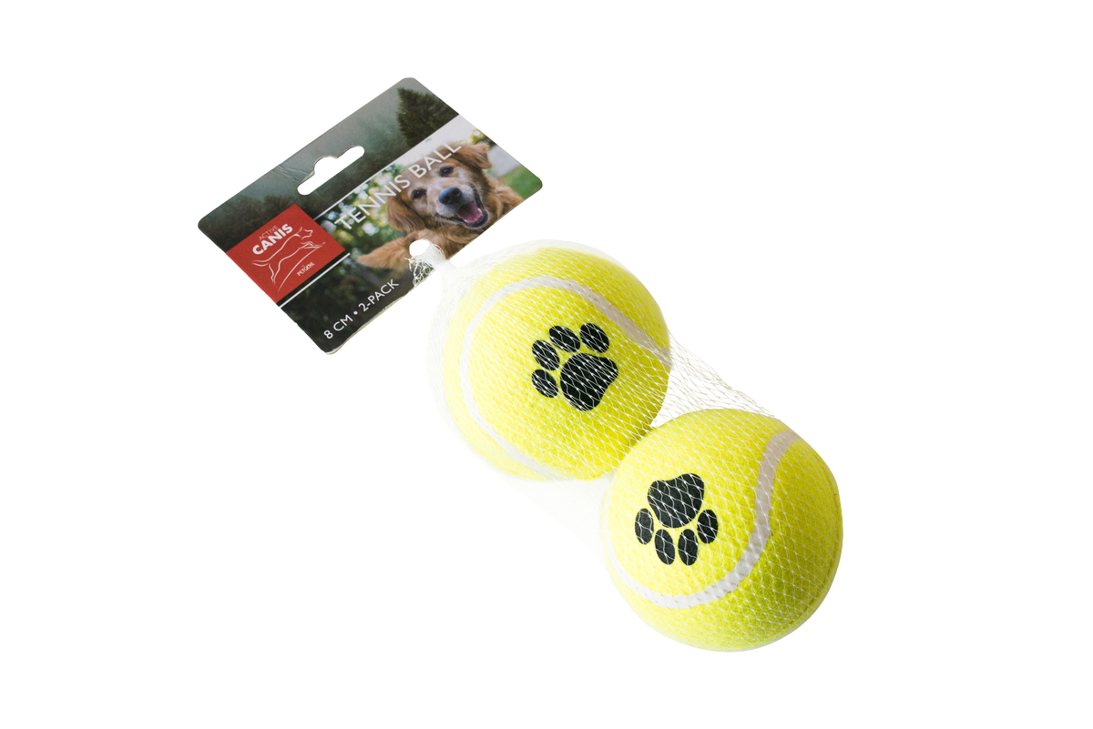 Tennisbolde til Hund 8 cm — 2-pak
