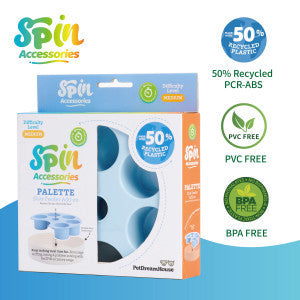 SPIN Palette top lyseblå i emballage