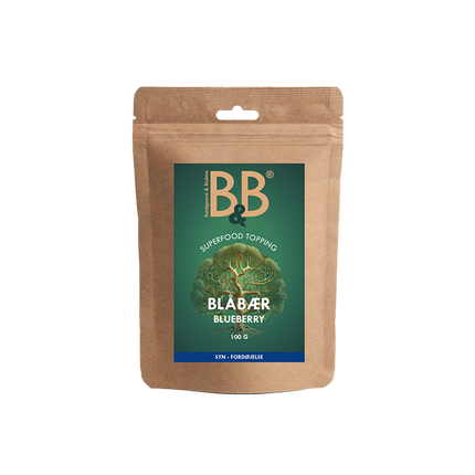 B&B - Blåbær Superfood Topping, 100g