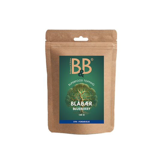 B&B - Blåbær Superfood Topping, 100g
