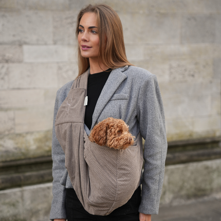 Staey - Ava Bæresele i Fløjl, Taupe